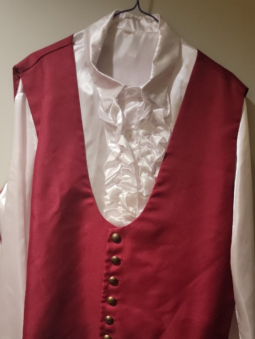 ⭐️Ruby Red Full Mens 4 Piece Suit - Picture 3 of 5